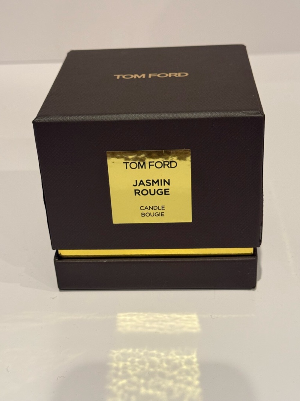 Tom Ford Black Box with Gold Jasmin Rouge Label